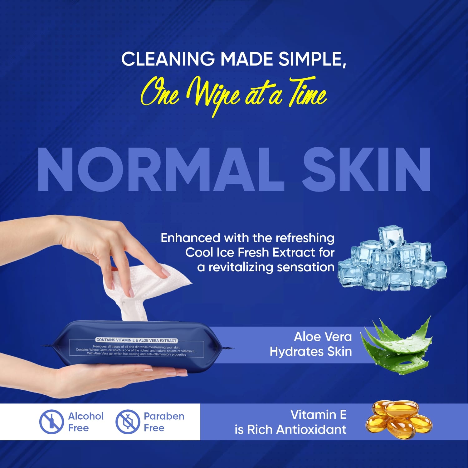Refreshing Wet Wipes for Face | Facial Cleansing | Refreshing & Skin Hydration| Soothing for skin | pH Balance & Alcohol Free | Nourishing with Fruit extract | 25 Wipes Refreshing Wet Wipes for Face | Facial Cleansing | Refreshing & Skin Hydration| Soothing for skin | pH Balance & Alcohol Free | Nourishing with Fruit extract | 25 Wipes
